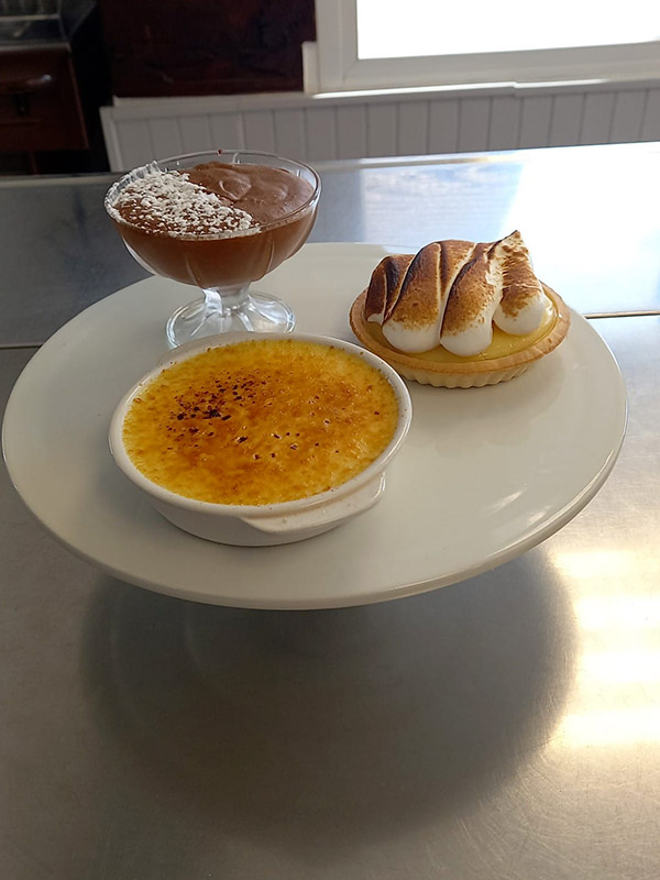 Le dessert du jour Restaurant routier à Suzay dans l'Eure